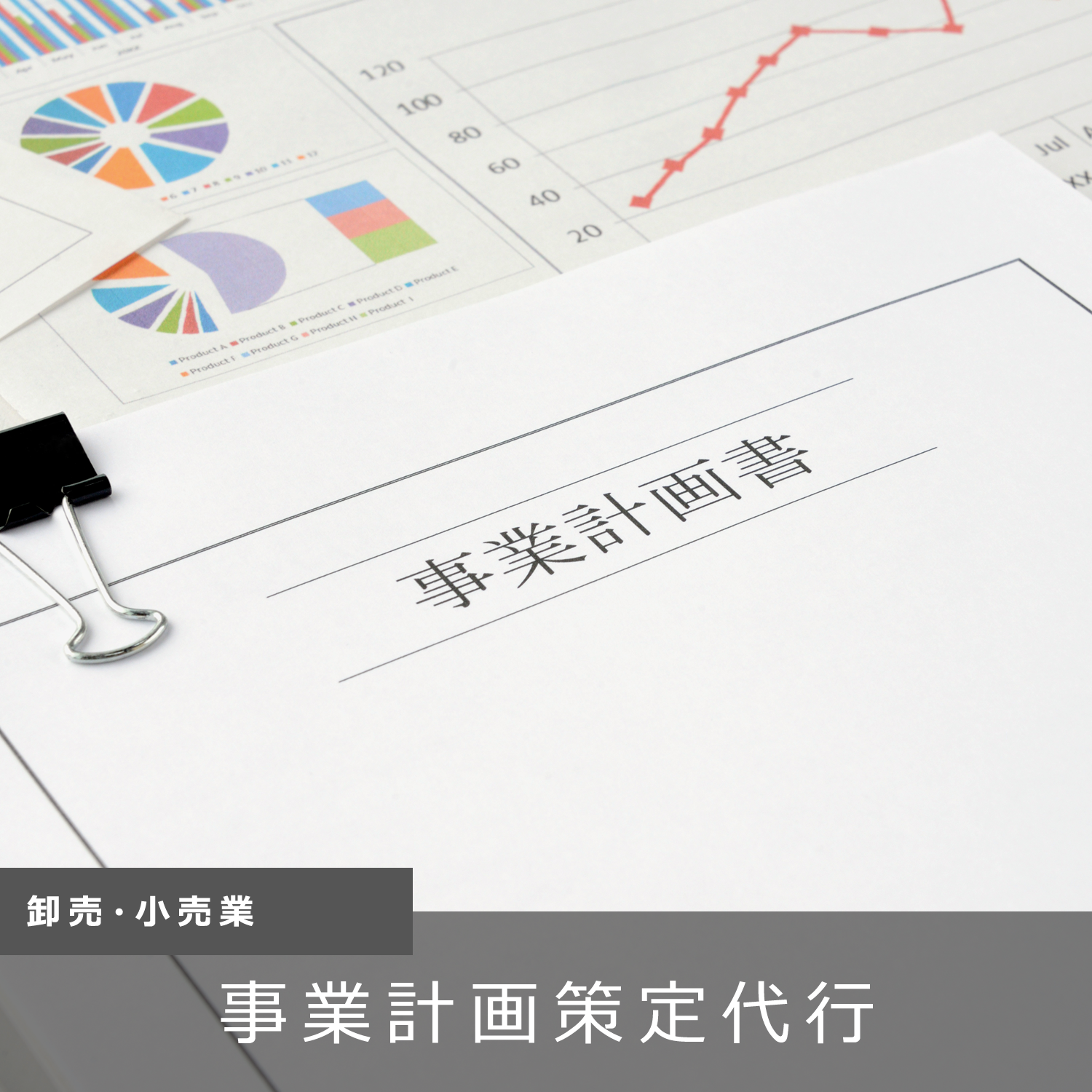 卸売・小売業：事業計画策定代行